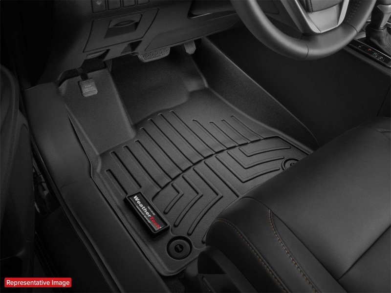 Fiat 500 FloorLiner - Front - WeatherTech - DigitalFit - Tan - `11-`27