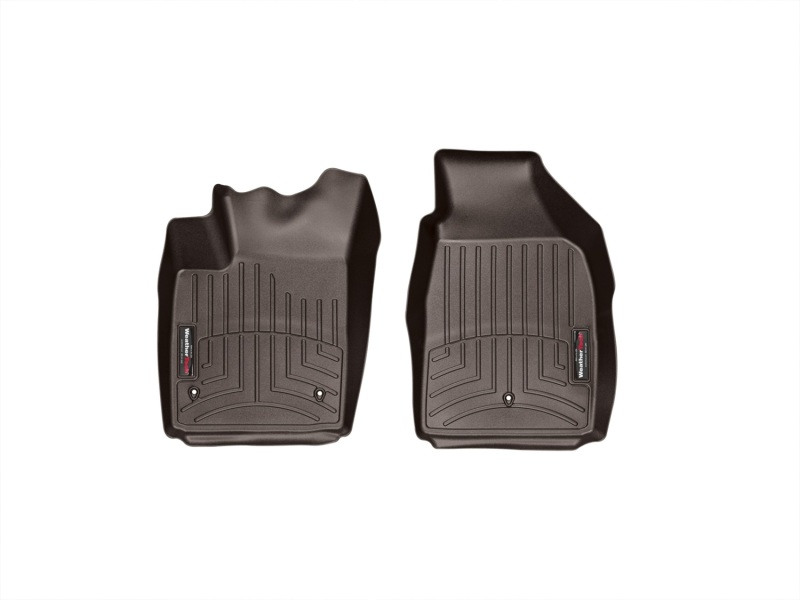 Fiat 500 FloorLiner - Front - WeatherTech - DigitalFit - Cocoa - `11-`27