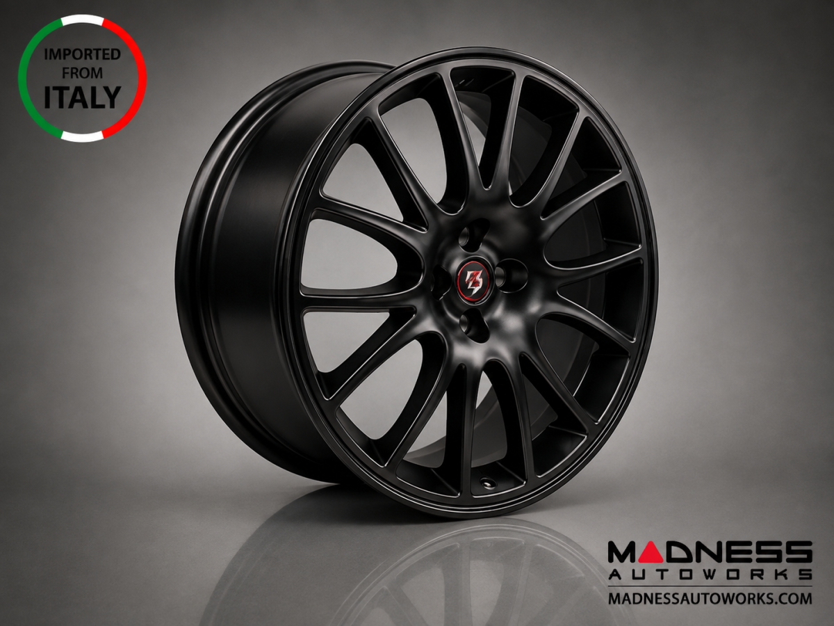 FIAT 500 ABARTH Tributo Ferrari Alloy Wheel Set - Black Finish
