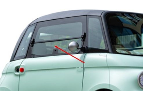 FIAT Topolino Front Side Window Glass Kit