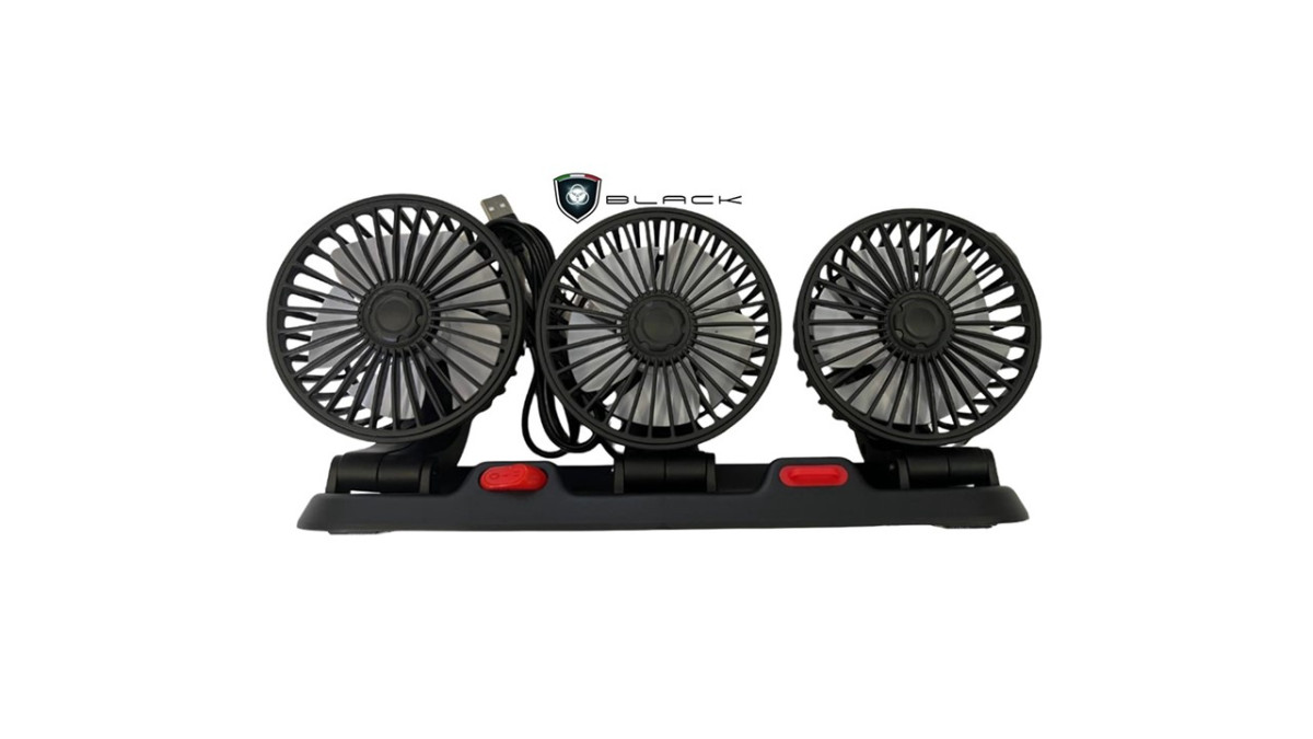FIAT Topolino Fan Kit - 3 Fan Set w/ USB 
