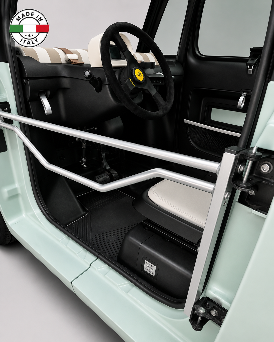 FIAT Topolino Tube Door Kit - Set of 2 Tube Doors + 2 Rear View Mirrors