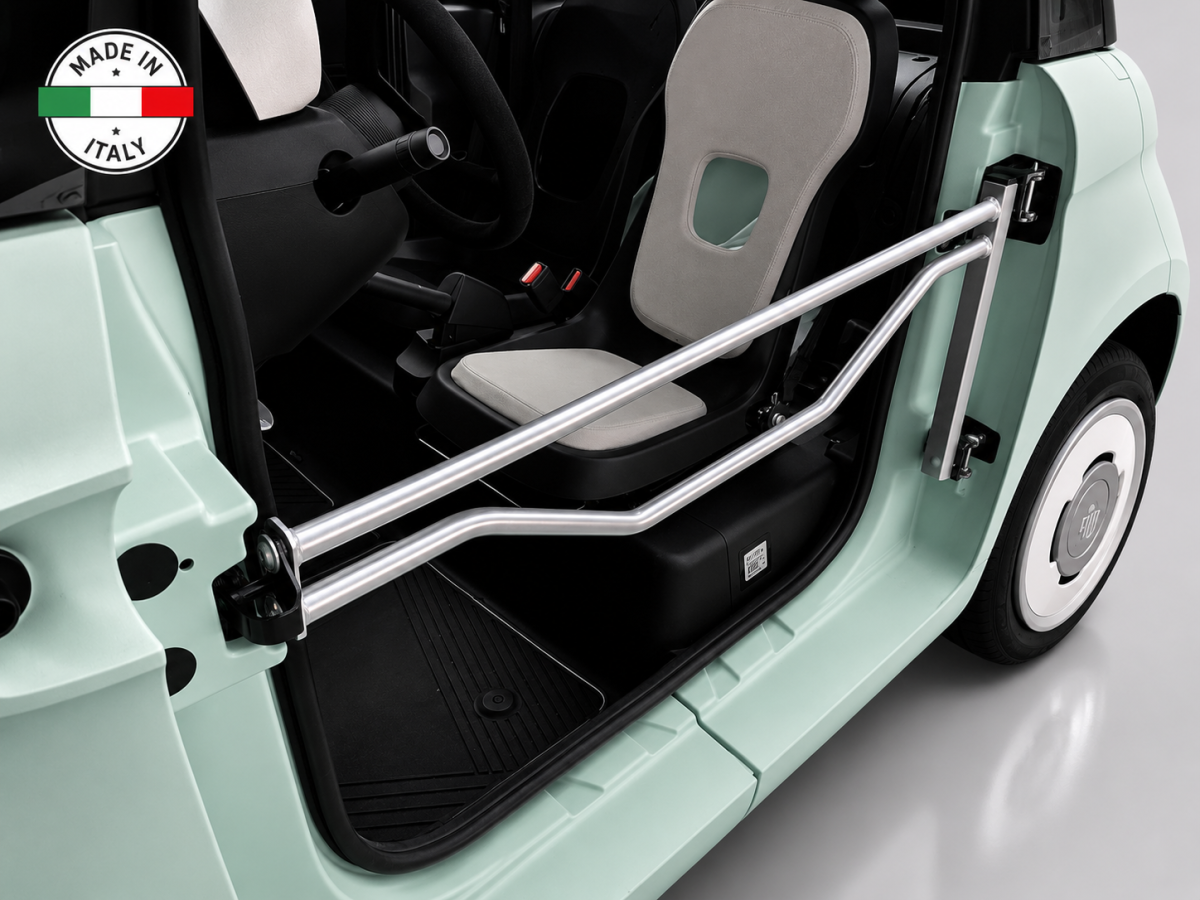 FIAT Topolino Tube Door Kit - Set of 2 Tube Doors + 2 Rear View Mirrors