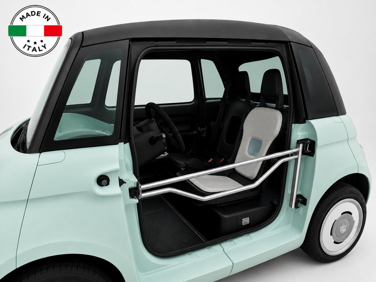 FIAT Topolino Tube Door Kit - Set of 2 Tube Doors + 2 Rear View Mirrors
