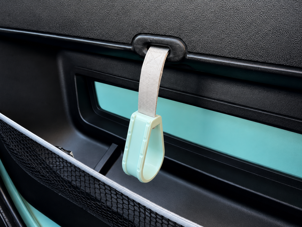 FIAT Topolino Door Pull Handles - Set of 2 - Aquamarine