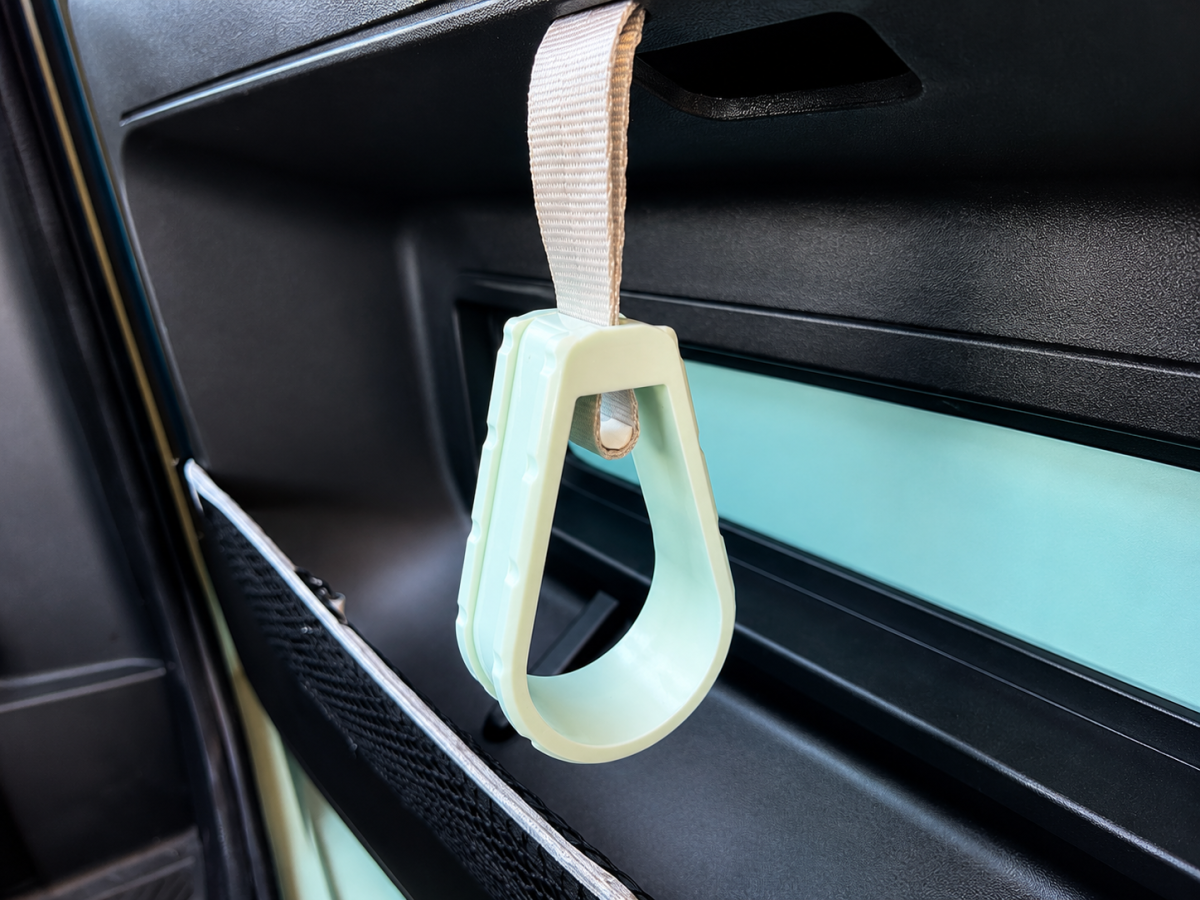 FIAT Topolino Door Pull Handles - Set of 2 - Aquamarine