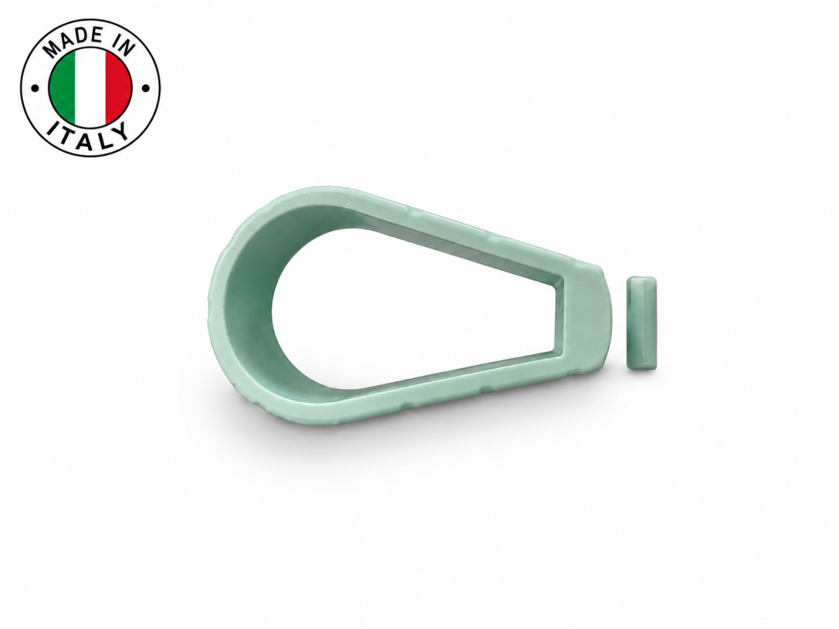 FIAT Topolino Door Pull Handles - Set of 2 - Aquamarine