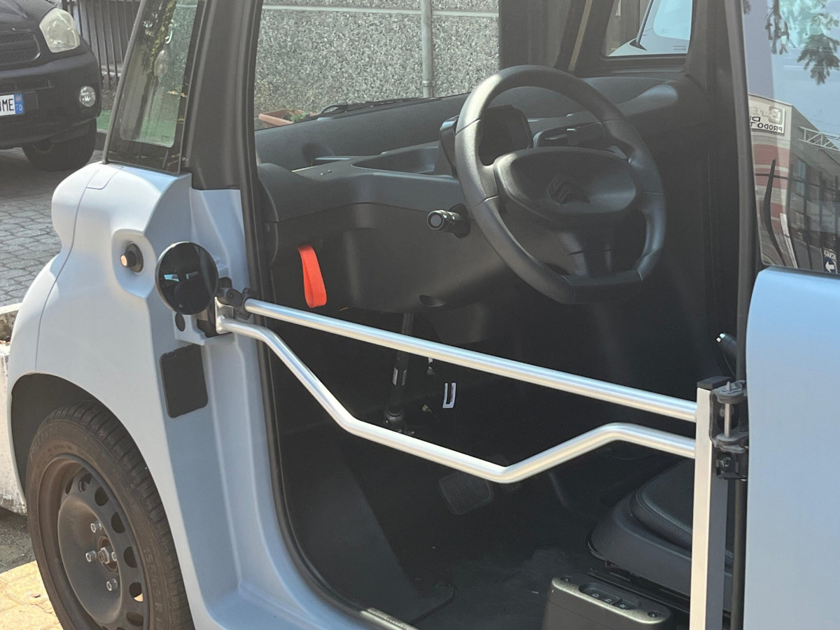 FIAT Topolino Side Bars - Set of 2 Bars + 1 Driver Mirror