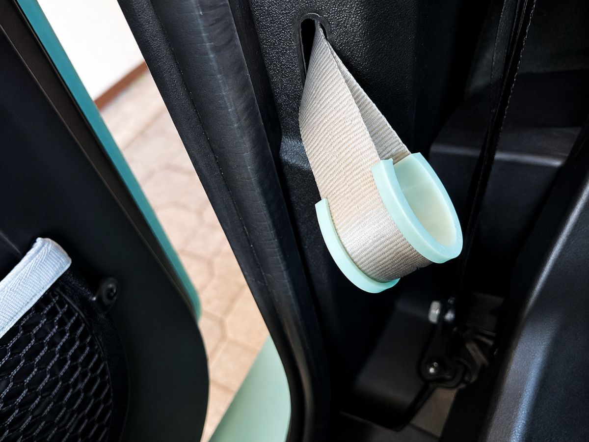 FIAT Topolino Door Opening Handles - Set of 2 - Aquamarine