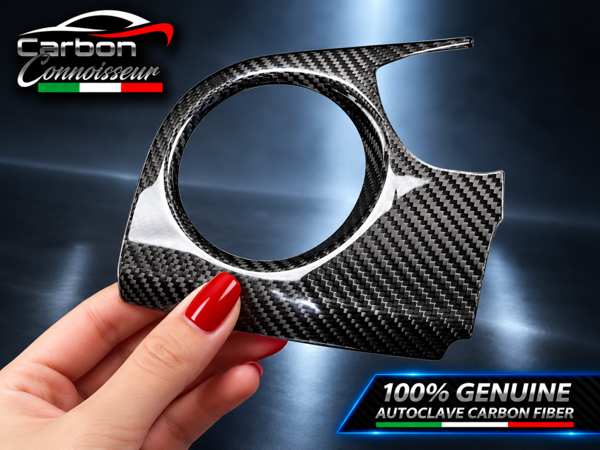 FIAT 500 ABARTH Carbon Fiber Dash Cover - Carbon Fiber - Carbon Connoisseur