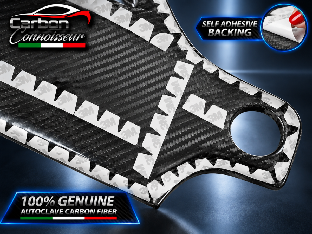 FIAT 500 ABARTH Carbon Fiber Dash Cover - Carbon Fiber - Carbon Connoisseur