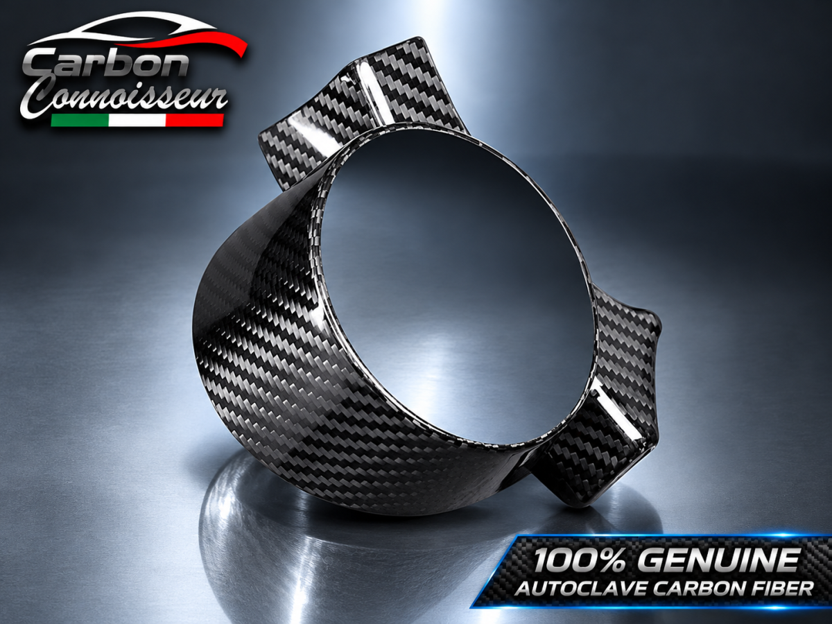 FIAT 500 ABARTH Boost Gauge Trim Piece - Carbon Fiber - Carbon Connoisseur