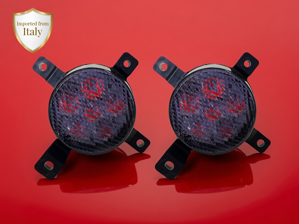 FIAT Topolino Front Turn Signal Lights - set of 2 - LED - Smoked