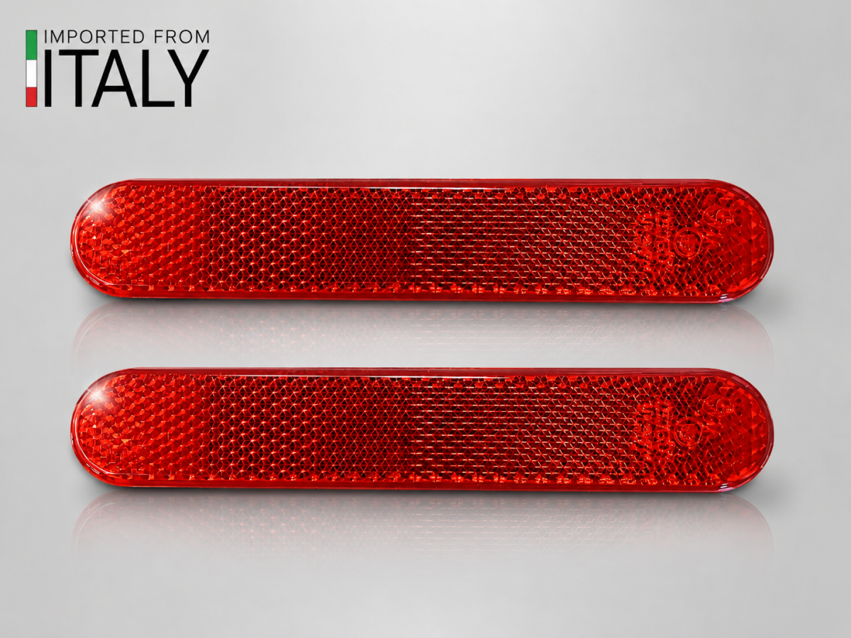 FIAT Topolino Reflector Set - Rear - set of 2 - Red
