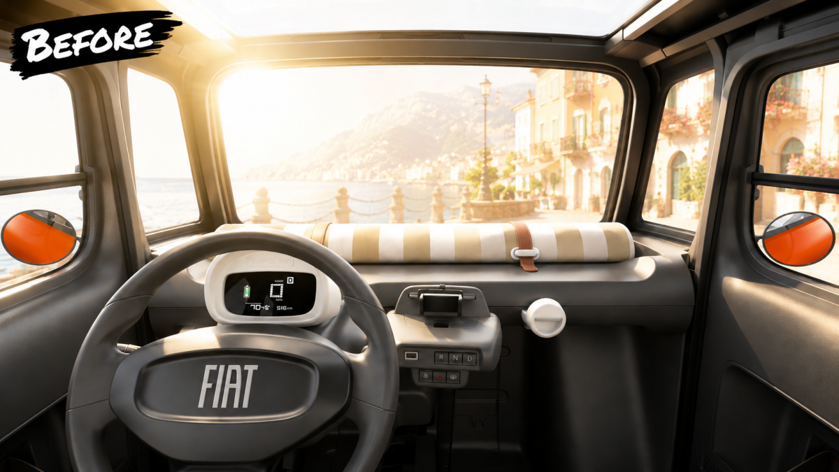 FIAT Topolino Sunshade - Windshield - Genuine FIAT  