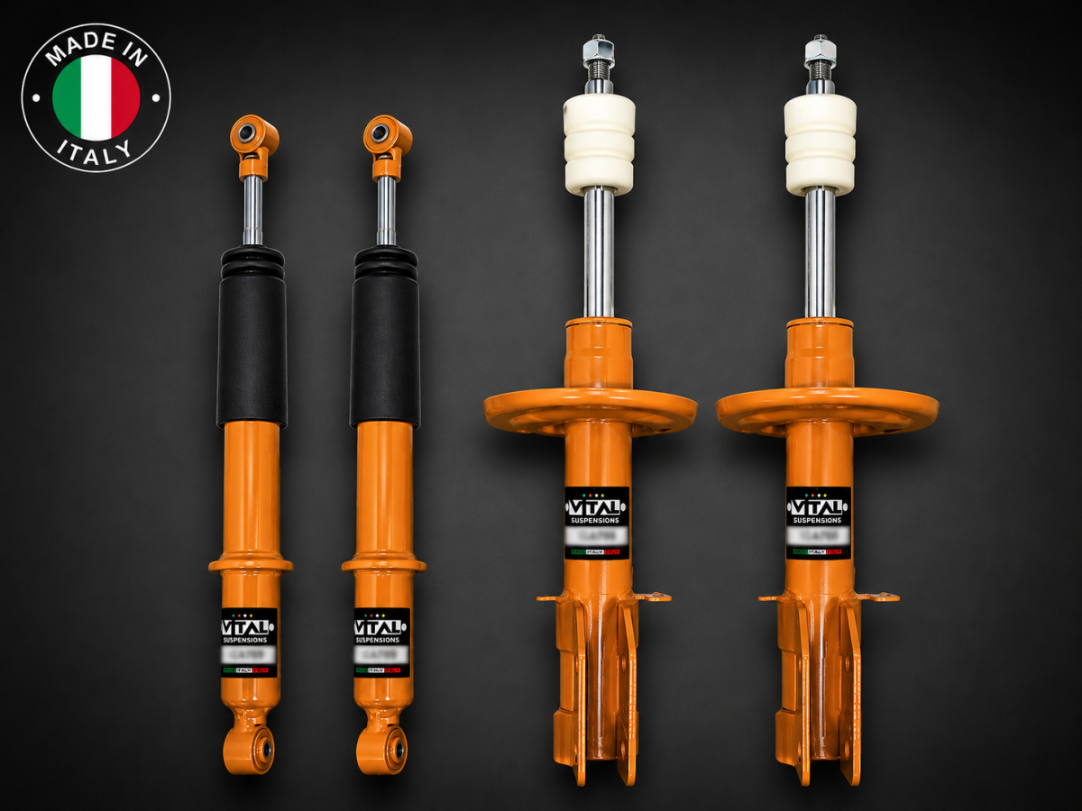 FIAT Topolino Suspension Kit - Adjustable Struts + Shocks - Set of 4