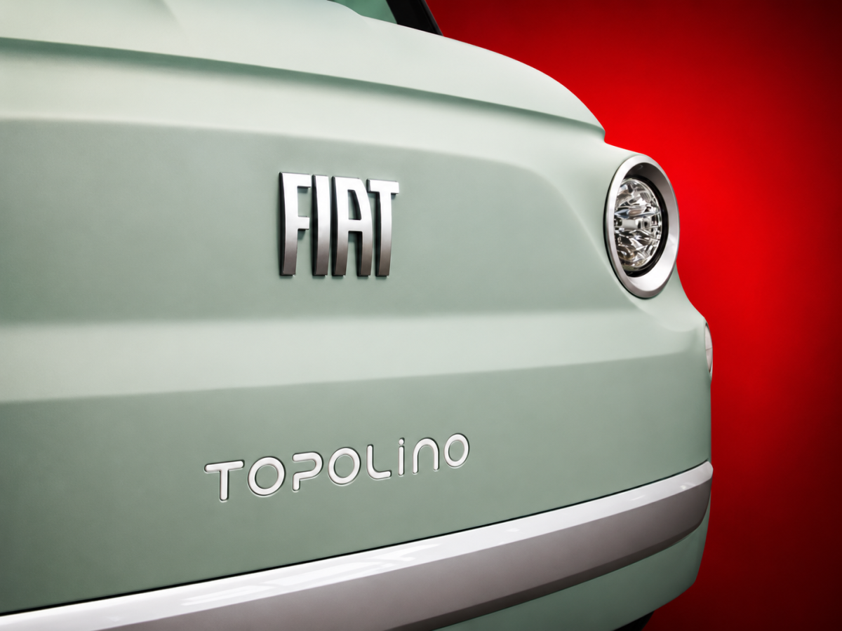FIAT Topolino Decal Kit – "Topolino" Logo - White