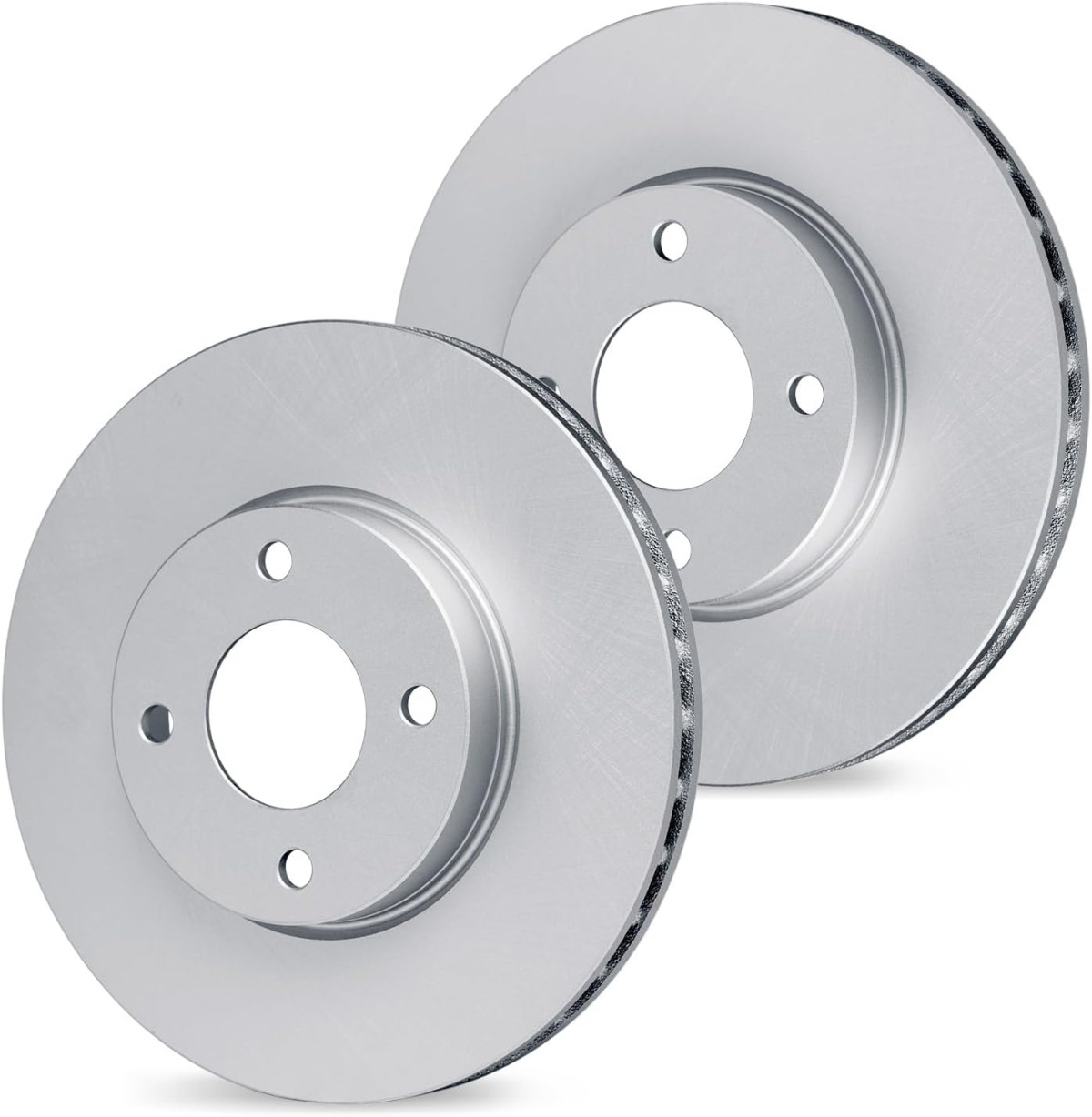 Fiat 124 Spider Brake Rotors (2) - Front - DFC - GeoSPEC Coated Rotors - Plain - Carbon Coated - `16-`25