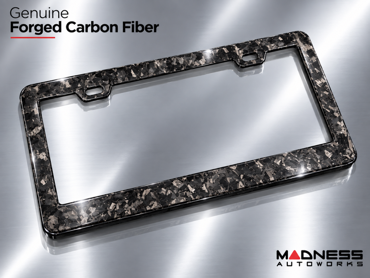 License Plate Frame - 100% Forged Carbon Fiber
