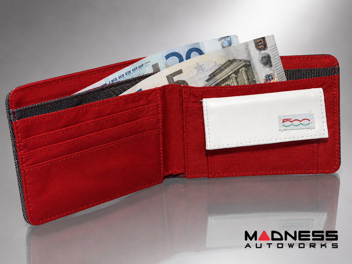 Wallet - Fiat 500 Dark Gray - Genuine FIAT