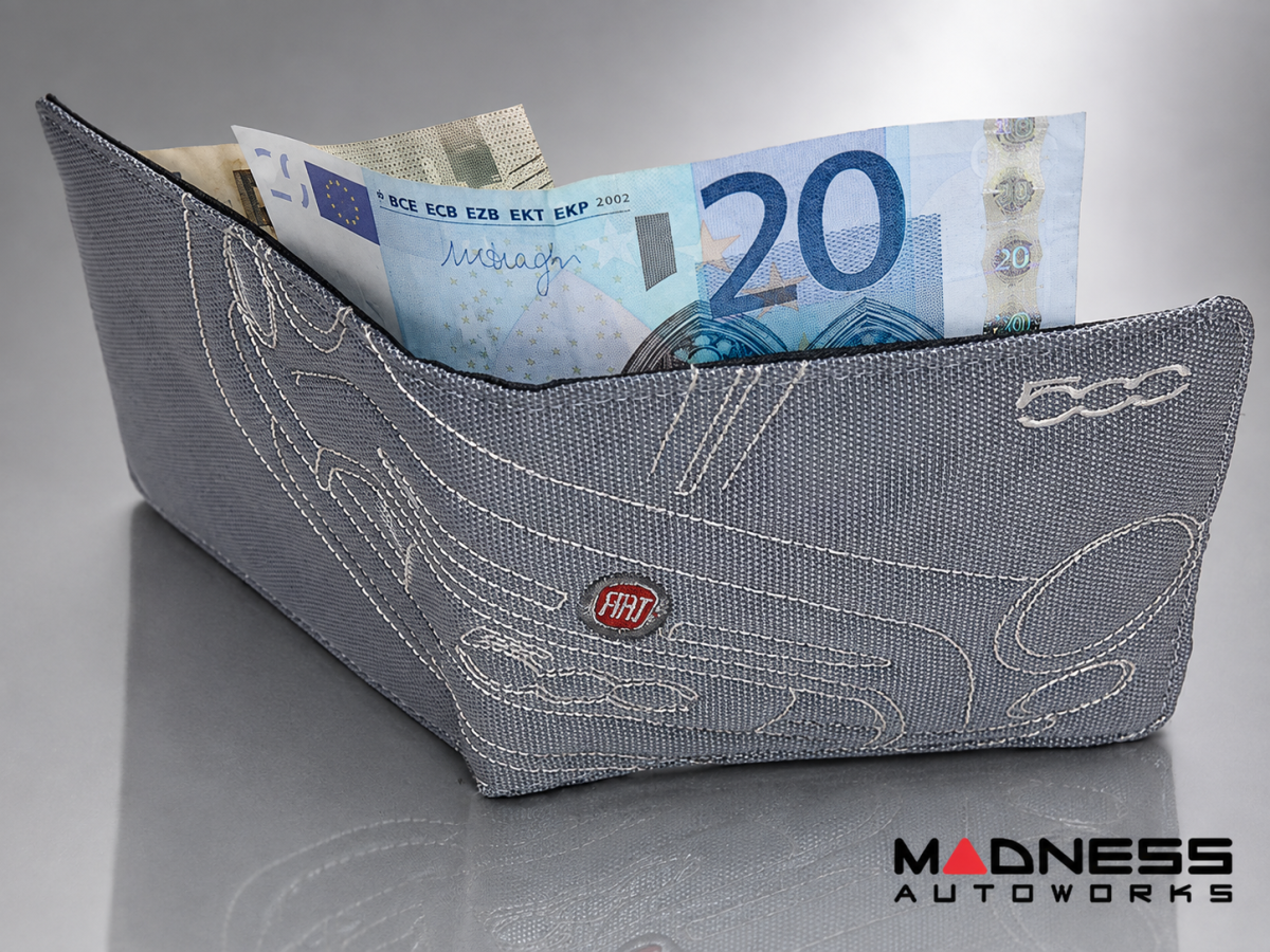 Wallet - Fiat 500 Light Blue - Genuine FIAT