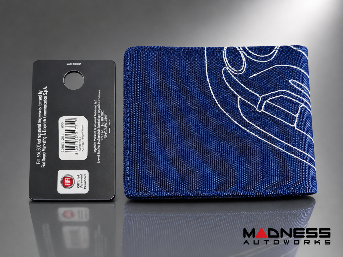 Wallet - Fiat 500 Dark Blue - Genuine FIAT