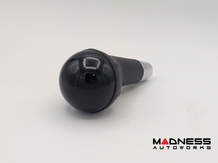 FIAT 500 Shift Knob - Automatic - Genuine FIAT - Black Top - Open Box