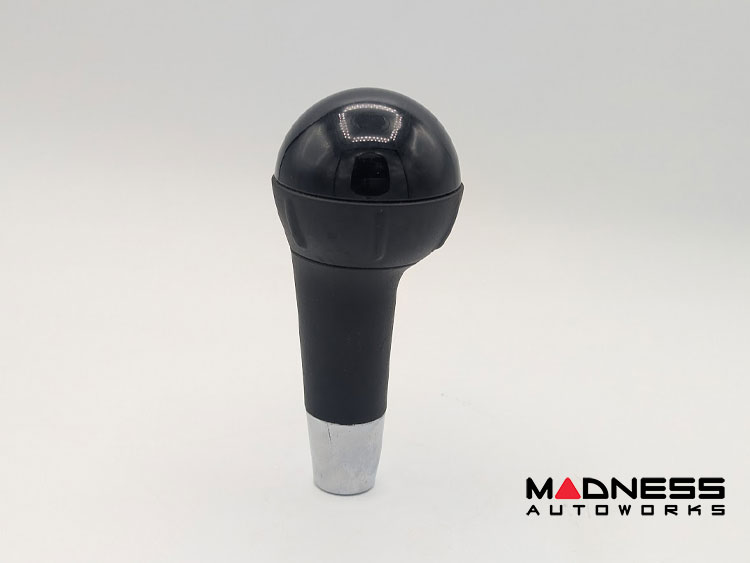 FIAT 500 Shift Knob - Automatic - Genuine FIAT - Black Top - Open Box