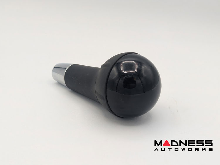 FIAT 500 Shift Knob - Automatic - Genuine FIAT - Black Top - Open Box