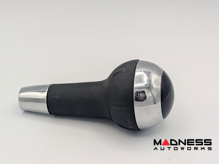 FIAT 500 Shift Knob - Automatic - Genuine FIAT - Chrome  Top - Open Box