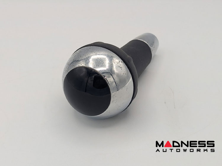 FIAT 500 Shift Knob - Automatic - Genuine FIAT - Chrome  Top - Open Box