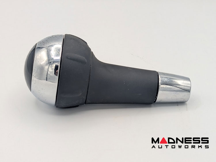 FIAT 500 Shift Knob - Automatic - Genuine FIAT - Chrome  Top - Open Box