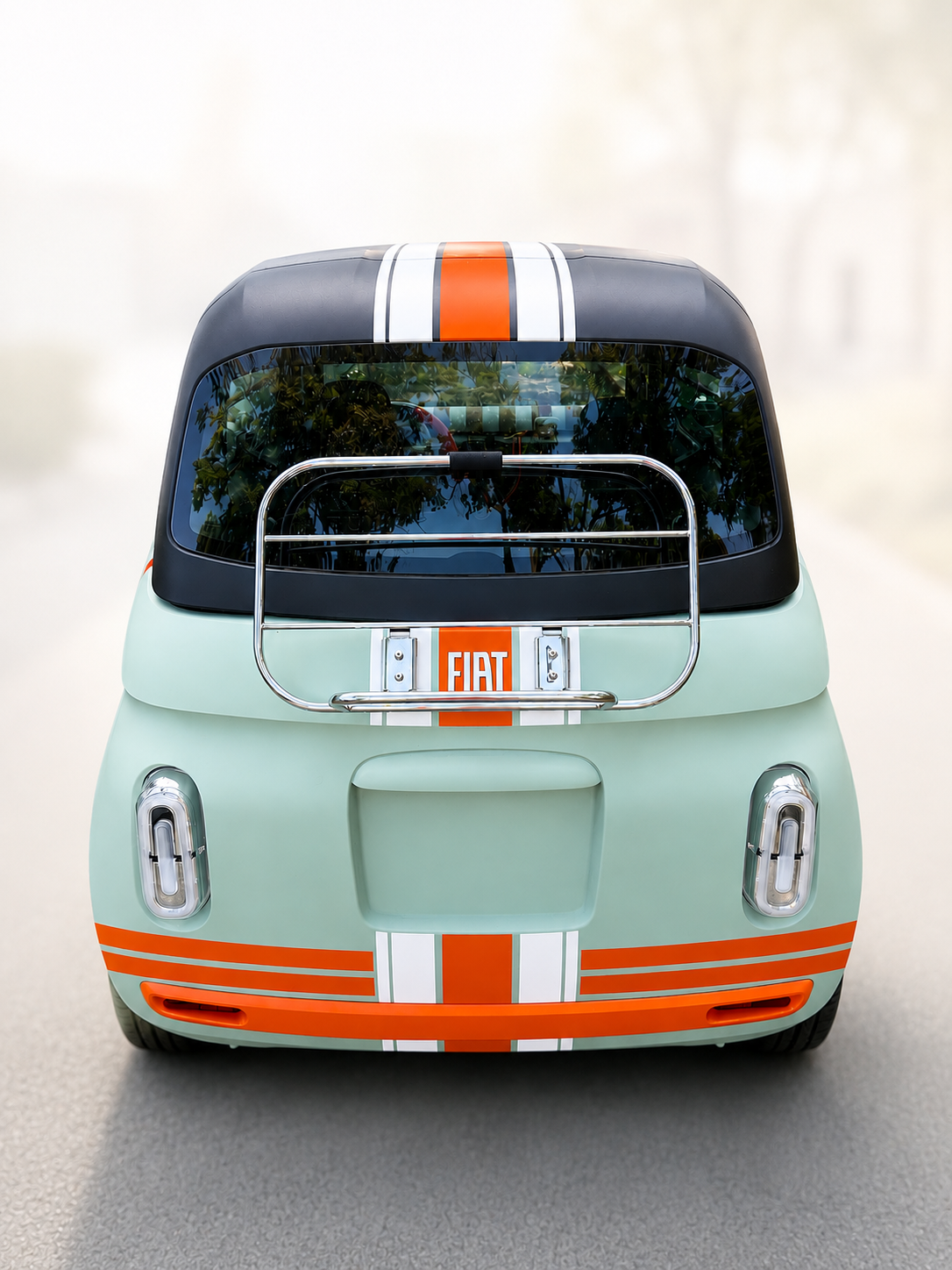 FIAT Topolino Luggage Rack - Chrome - Genuine FIAT 