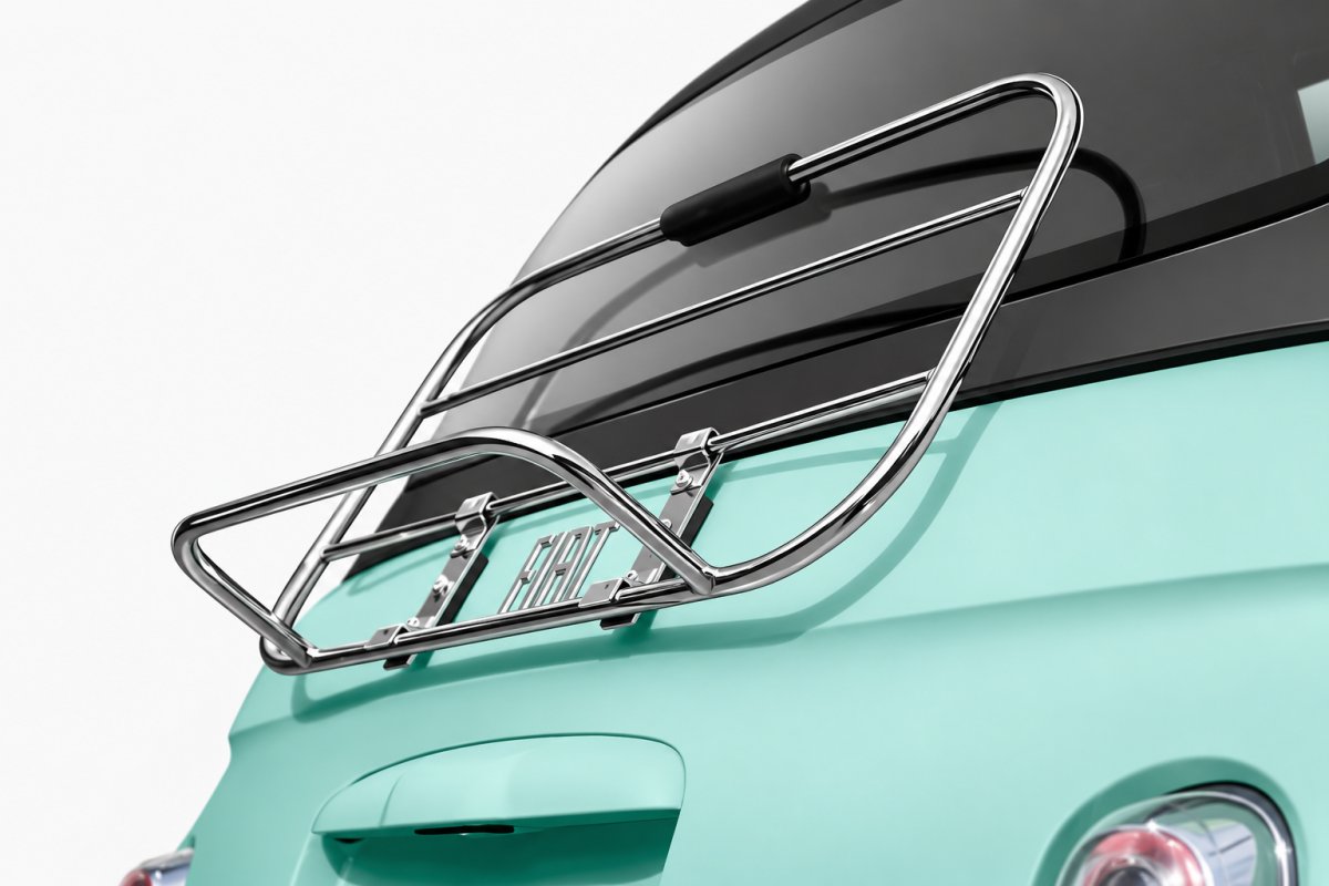 FIAT Topolino Luggage Rack - Chrome - Genuine FIAT 