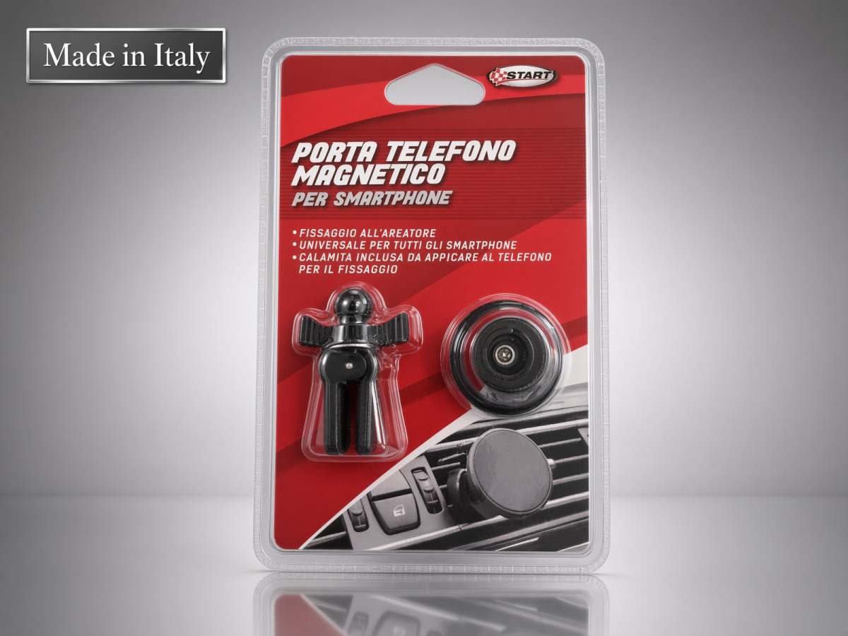 FIAT Topolino Phone Mount - Air Vent Clip - Magnetic