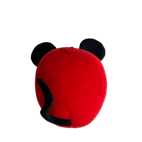 FIAT Topolino Charm - e-TOPO Plush Charm - Red