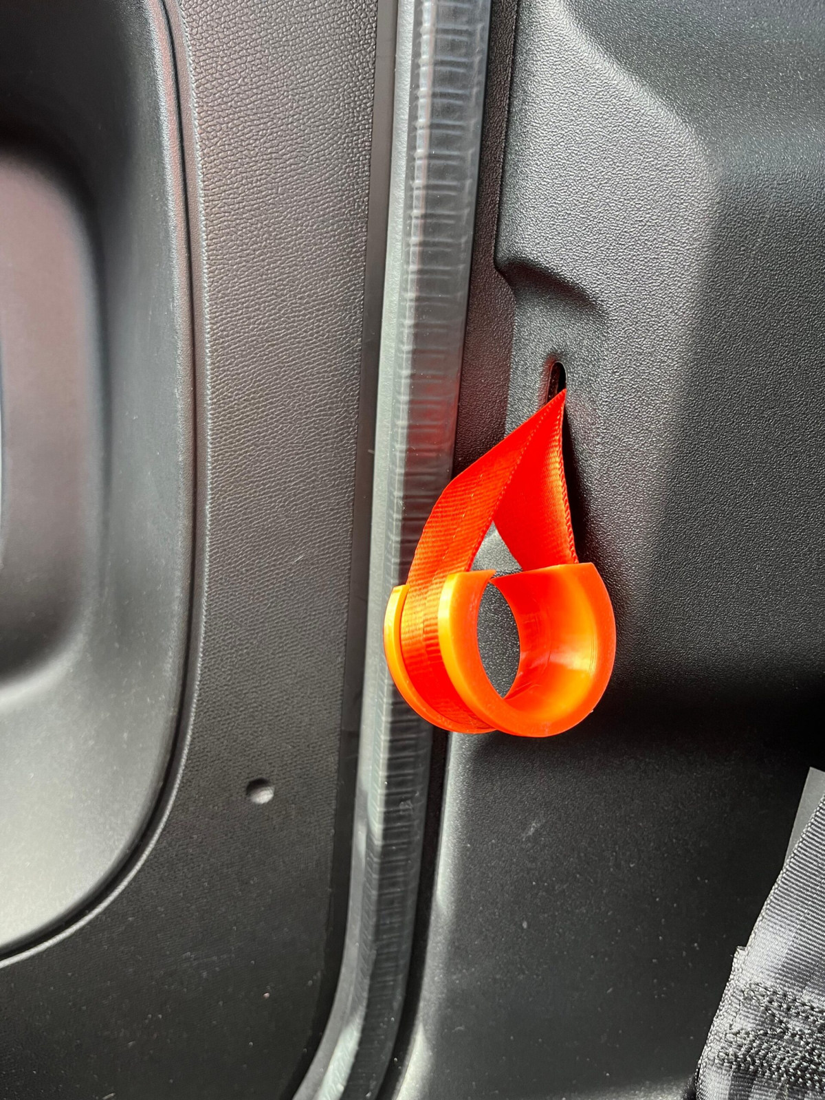 FIAT Topolino Door Opening Handles - Set of 2 - Orange