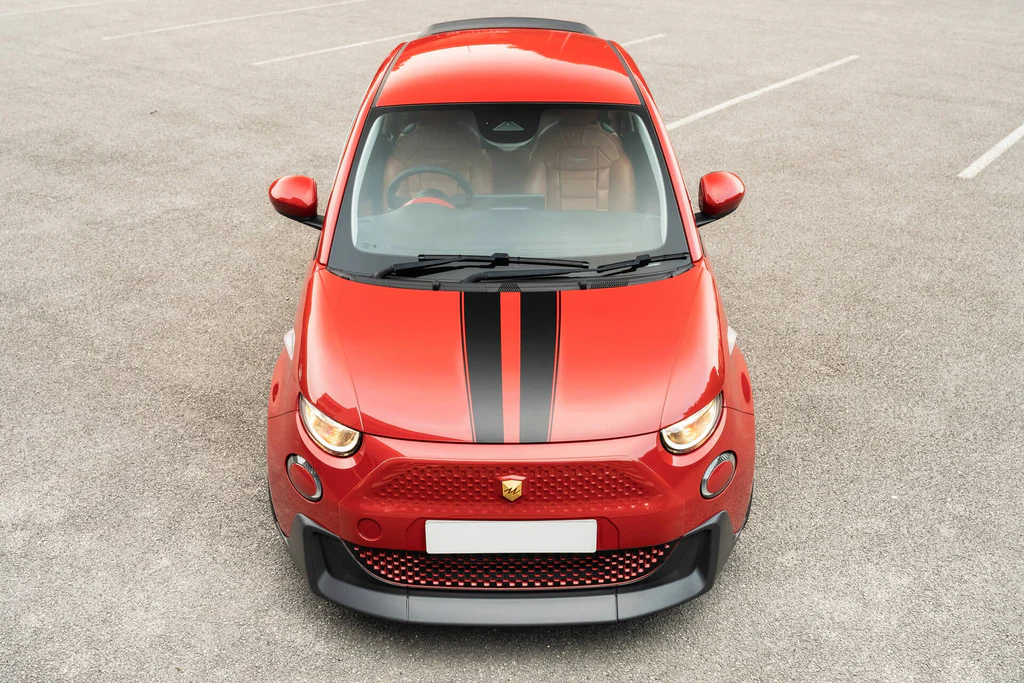 FIAT 500e Gen2 Hood Mask by Kahn Design - Designio 