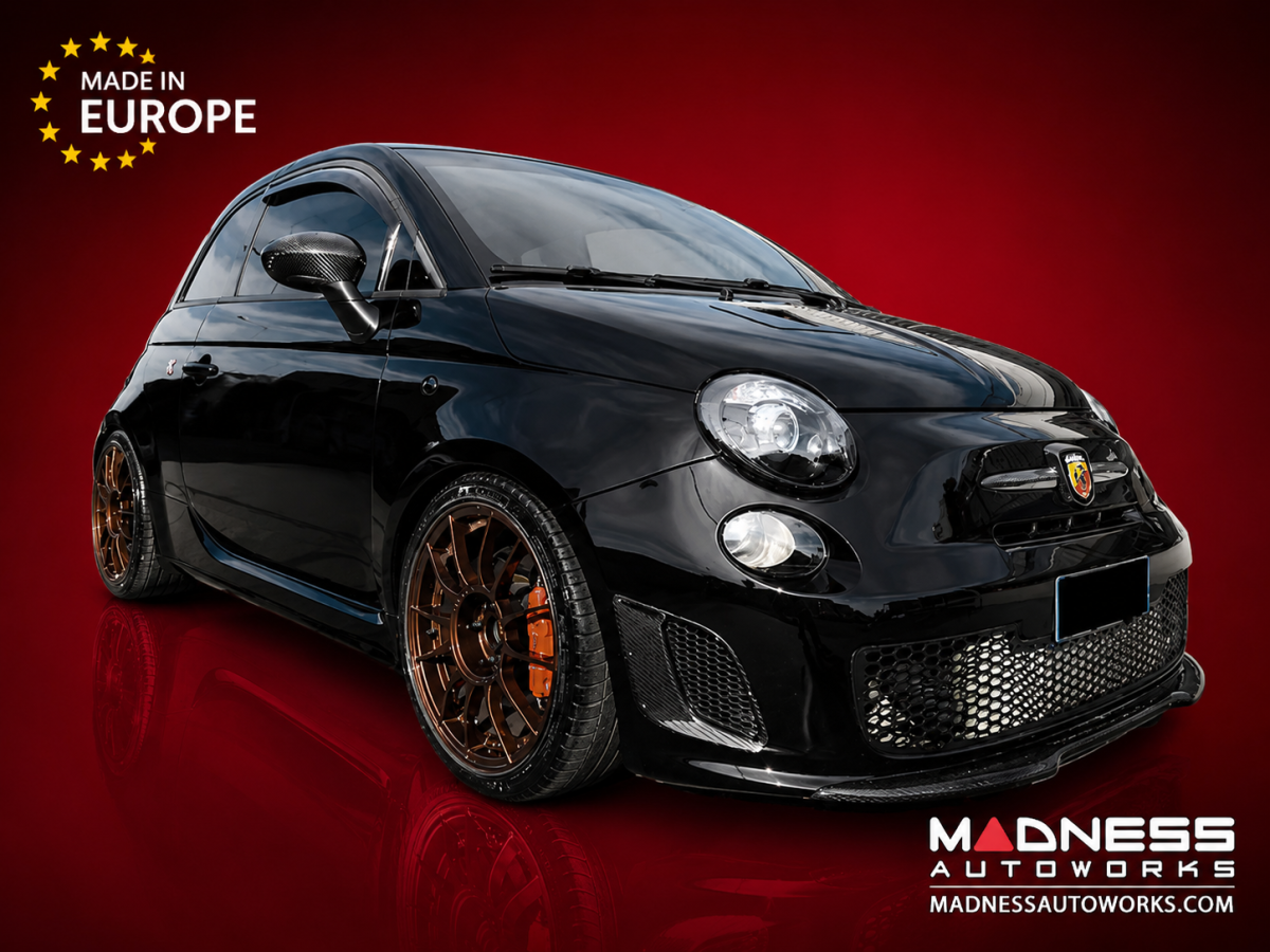 FIAT 500 ABARTH Front Side Air Duct Diffuser Set - Carbon Fiber - European Model