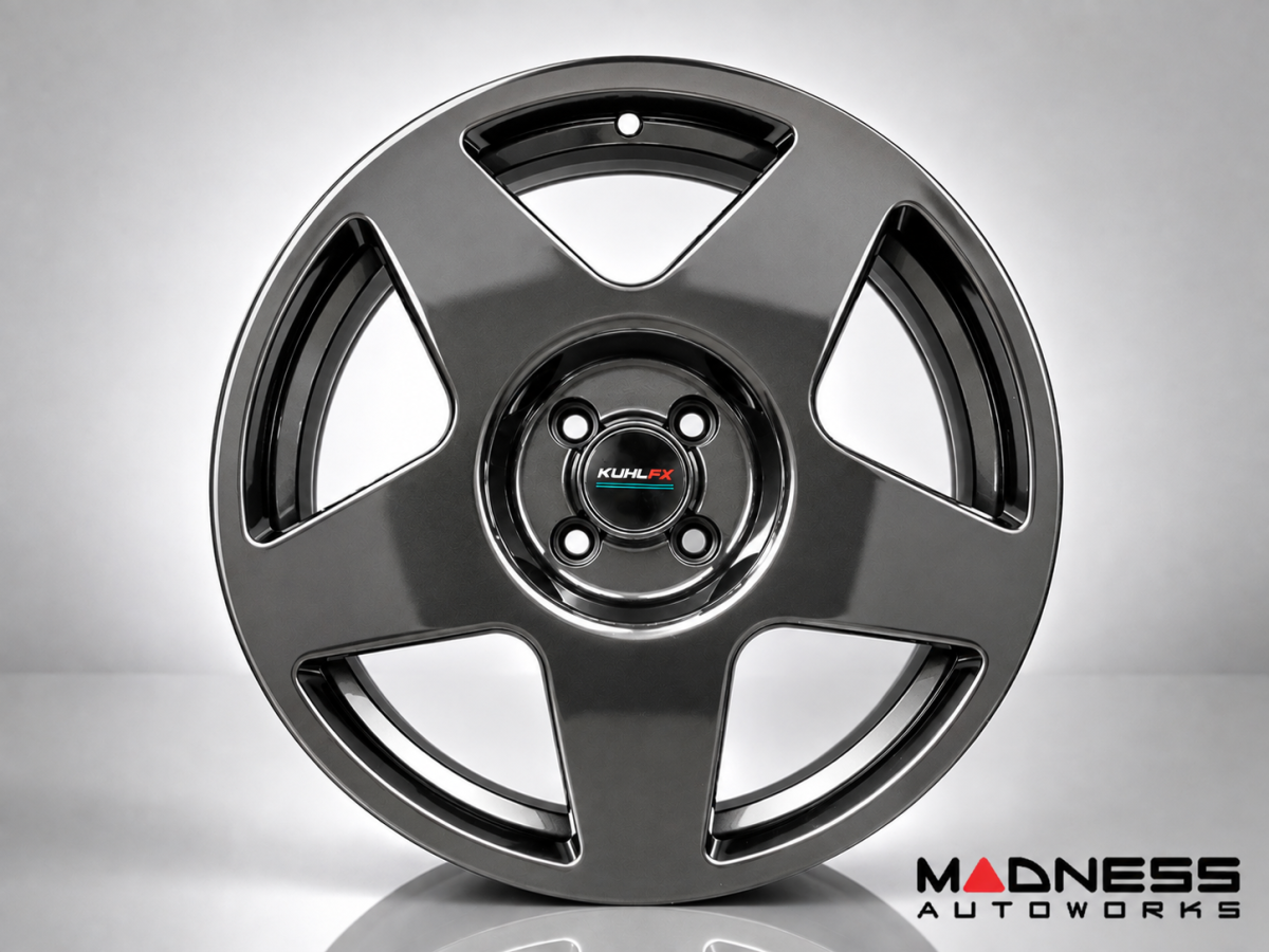 FIAT 500 Custom Wheels - KUHLFX - Pista - Gloss Gunmetal - Set of 4 - 17"