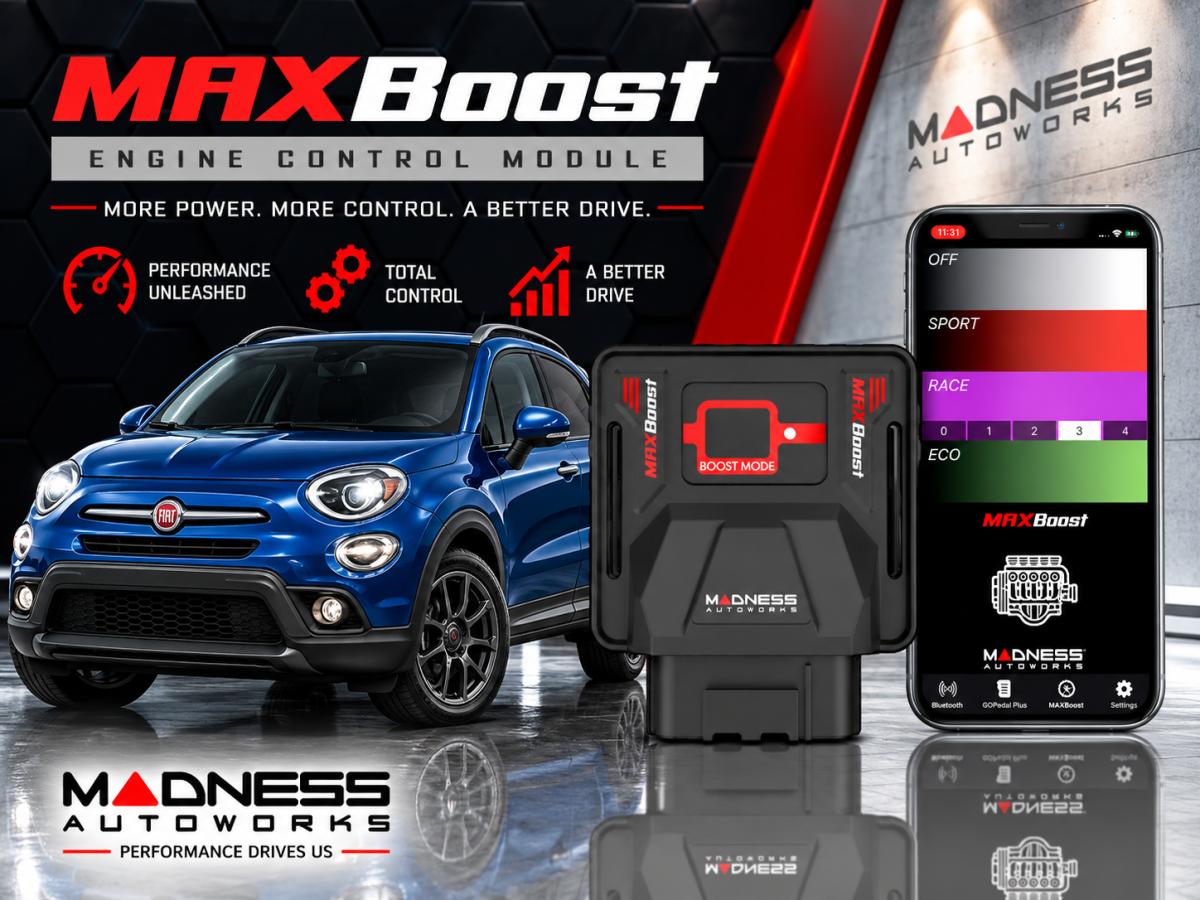 FIAT 500X Engine Control Module - MAXBoost by MADNESS Autoworks - 1.4L Turbo