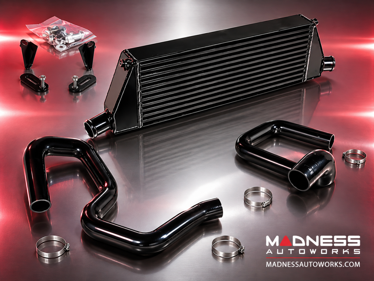 FIAT 500 Front Mount Intercooler - 1.4L Multi Air Turbo - Bar + Plate Design - MADNESS
