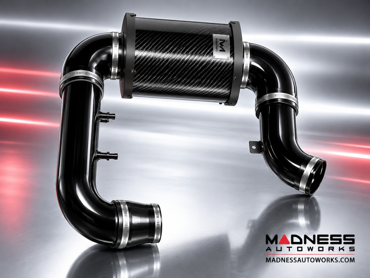 FIAT 500 Performance Air Intake System - 1.4L Multi Air Turbo - MAXFlow - MADNESS - Black Finish