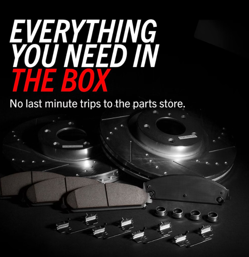 Fiat 500X Brake Kit - Front + Rear - PowerStop - Z23 Evolution Sport Drilled & Slotted Rotors + Carbon-Fiber Ceramic Pads 