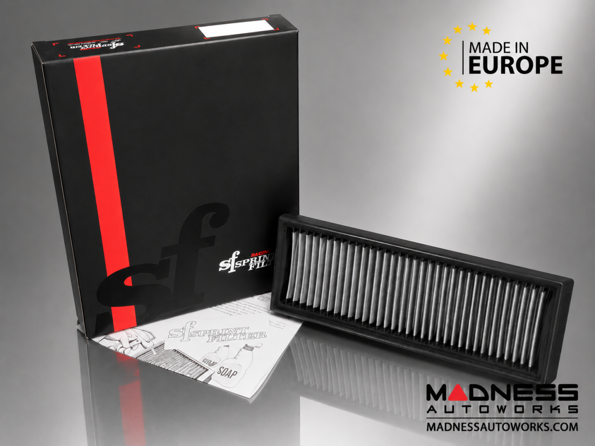 FIAT 500 Performance Air Filter - Sprint Filter - 1.4L Multi Air Turbo - WP Ultra Fine/ Waterproof