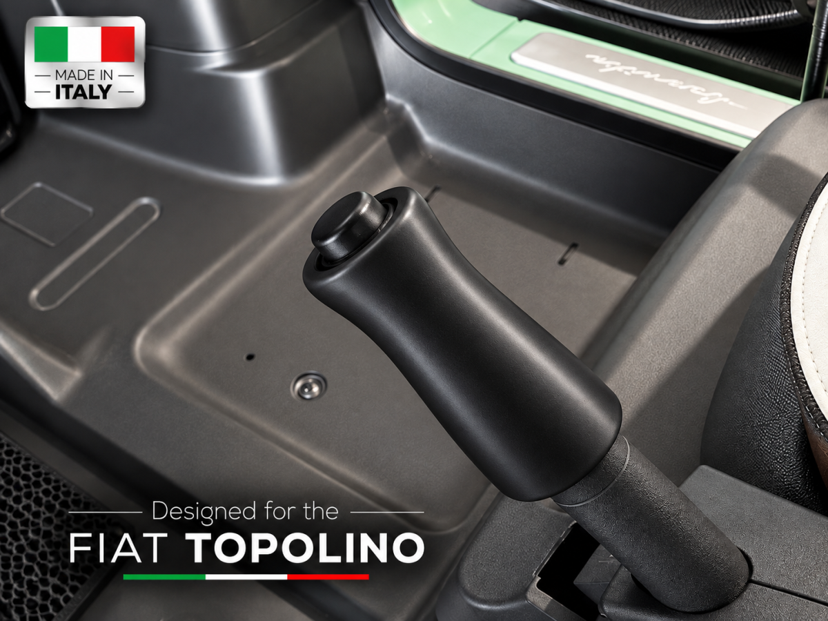 FIAT Topolino Handbrake Cover - Eleganza Design - Black