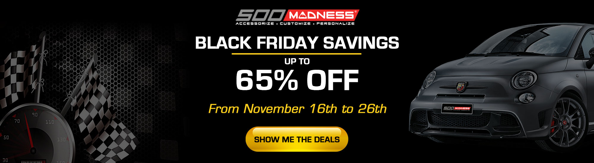 Start Shopping - car parts and accessories - 500 MADNESS