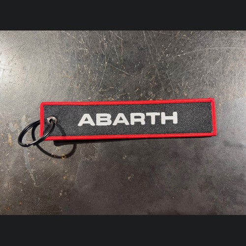 Keychain - Black w/ Red Outline - ABARTH Theme