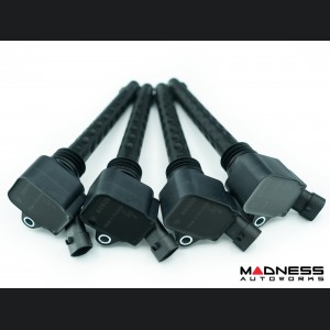 FIAT 124 Ignition Coil Pack Set - 1.4L Turbo - Alfa Romeo 4C Coils by Bosch 
