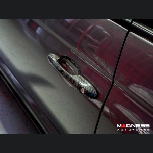 FIAT 500 Exterior Door Handle Kit - Carbon Fiber 